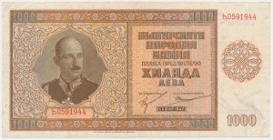 Bulgaria, 1.000 Leva 1942