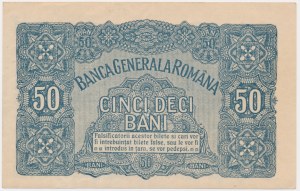 Roumanie, occupation allemande, 50 bani (1917)