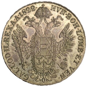 Austria, Franz II, Thaler Wien 1822 A