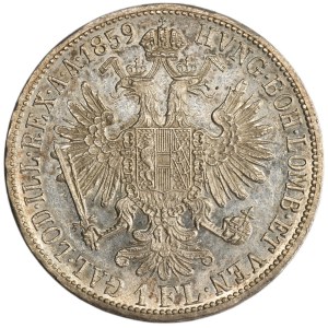 Austria, Franz Joseph I, 1 Floren Wien 1859 A