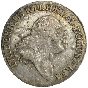 Germany, Kingdom of Prussia, Friedrich Wilhelm II, 4 Groschen (1/6 Thaler) Berlin 1797 A