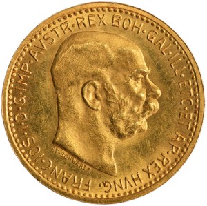 Austria, Franz Josef I, 10 Corona Wien 1910