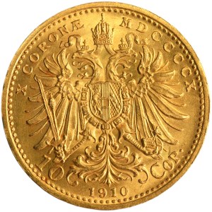 Austria, Franz Josef I, 10 Corona Wien 1910
