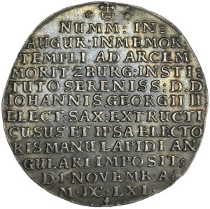 Germany, Electorate of Saxony, Johann Georg II, 2 Thaler Dresden 1661 - RARE