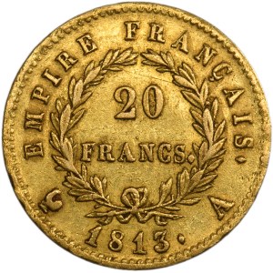 France, Napoleon I, 20 Francs Paris 1813 A