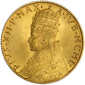 Papal States, Vatican, Pius XII, 100 Lire Rome 1950