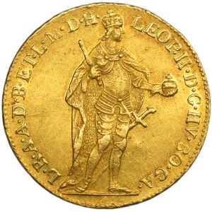 Hungary, Leopold II, Ducat Kremnitz 1790