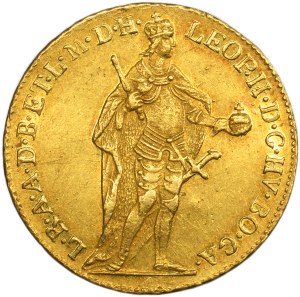 Hungary, Leopold II, Ducat Kremnitz 1790