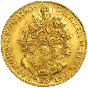 Hungary, Leopold II, Ducat Kremnitz 1790