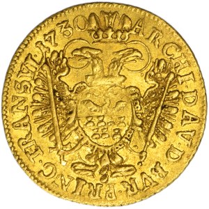 Austria, Karl VI, Ducat Alba Iulia 1730 - RARE