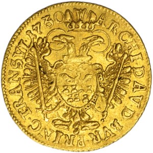 Austria, Karl VI, Ducat Alba Iulia 1730 - RARE