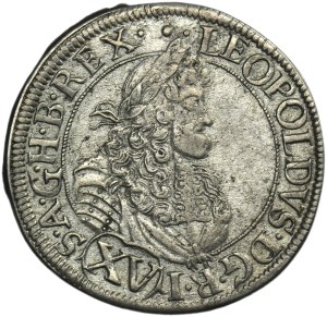 Austria, Leopold I, 15 Kreuzer Würzburg 1685 - RARE