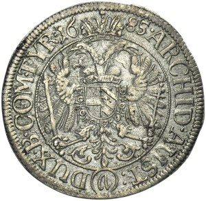 Austria, Leopold I, 15 Kreuzer Würzburg 1685 - RARE