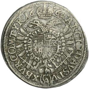 Austria, Leopold I, 15 Kreuzer Wien 1662 CA