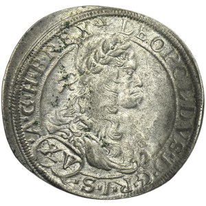 Austria, Leopold I, 15 Kreuzer Wien 1664 CA