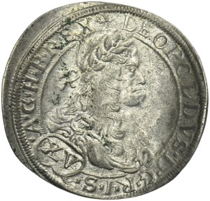 Austria, Leopold I, 15 Kreuzer Wien 1664 CA