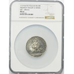 Augustus II the Strong, Medal on the occasion of wedding Friedrich August with Maria Josephine 1719 - NGC MS61 - VERY RARE, ex. Potocki