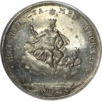 Augustus II the Strong, Medal on the occasion of wedding Friedrich August with Maria Josephine 1719 - NGC MS61 - VERY RARE, ex. Potocki
