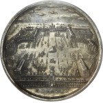 Augustus II the Strong, Medal on the occasion of wedding Friedrich August with Maria Josephine 1719 - NGC MS61 - VERY RARE, ex. Potocki