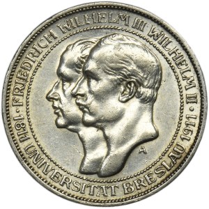 Germany, Kingdom of Prussia, Wilhelm II, 3 Mark Berlin 1911 A