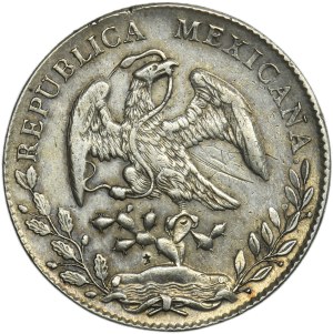 Mexico, Republic, 8 Reales Mexico 1894 Mo AM