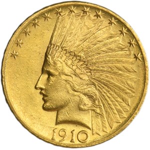 USA, 10 dollars Philadelphia 1910 - Indian Head