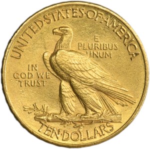USA, $10 Philadelphie 1910 - Tête d'Indien