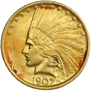USA, 10 dollars Philadelphia 1907 - Indian Head