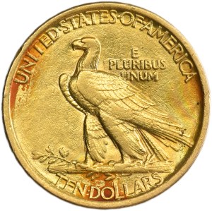 USA, $10 Philadelphie 1907 - Tête d'Indien