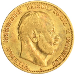 Germany, Kingdom of Prussia, Wilhelm I, 10 Mark Berlin 1875 A