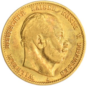 Germany, Kingdom of Prussia, Wilhelm I, 10 Mark Berlin 1875 A