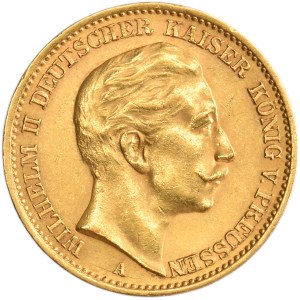 Germany, Kingdom of Prussia, Wilhelm II, 20 Mark Berlin 1909 A