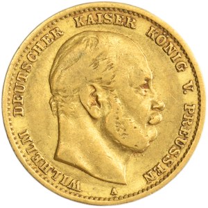 Germany, Kingdom of Prussia, Wilhelm I, 10 Mark Berlin 1875 A