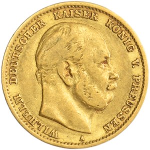 Germany, Kingdom of Prussia, Wilhelm I, 10 Mark Berlin 1875 A