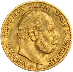 Allemagne, Royaume de Prusse, Guillaume Ier, 10 marks Berlin 1872 A