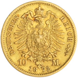 Germany, Kingdom of Prussia, Wilhelm I, 10 Mark Berlin 1872 A