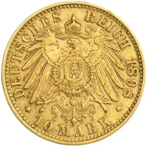 Germany, Bavaria, 10 Mark Munich 1898 D