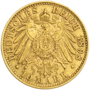 Germany, Bavaria, 10 Mark Munich 1898 D