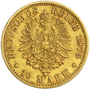 Germany, Kingdom of Prussia, Wilhelm I, 10 Mark Berlin 1875 A