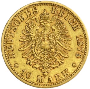 Germany, Kingdom of Prussia, Wilhelm I, 10 Mark Berlin 1875 A