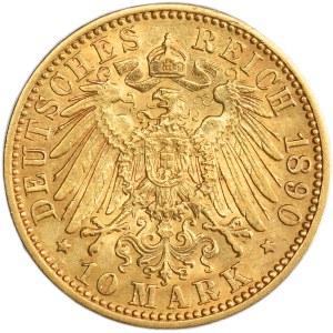 Germany, Kingdom of Prussia, Wilhelm II, 10 Mark Berlin 1890 A