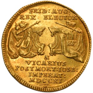 Augustus II the Strong, Vicariate ducat Dresden 1711