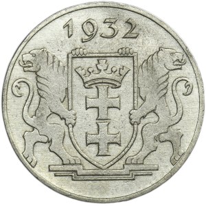 Free City of Danzig, 2 gulden 1932 Cog - RARE
