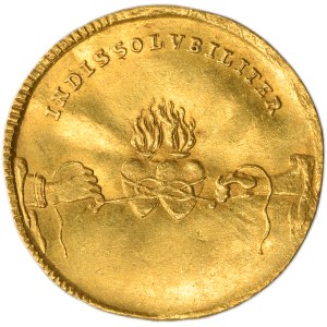 August II the Strong, Wedding Ducat Dresden 1719 IGS - RARE