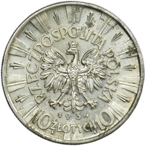 Piłsudski, 10 złotych 1934 - RZADSZE