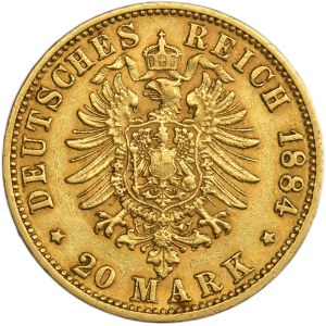 Germany, Free City of Hamburg, 20 Mar 1884 J