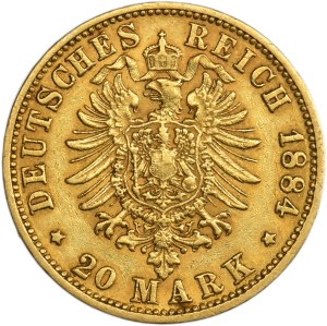 Germany, Free City of Hamburg, 20 Mar 1884 J