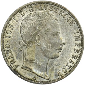 Austria, Franz Joseph I, 1 Floren Wien 1860 A