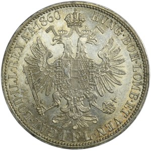 Austria, Franz Joseph I, 1 Floren Wien 1860 A