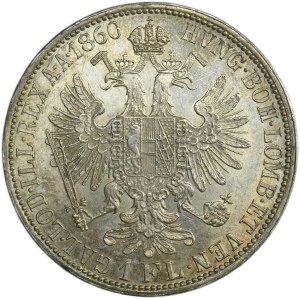 Austria, Franz Joseph I, 1 Floren Wien 1860 A